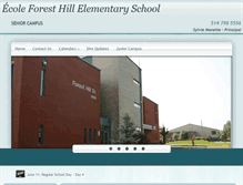 Tablet Screenshot of foresthillsr.lbpsb.qc.ca